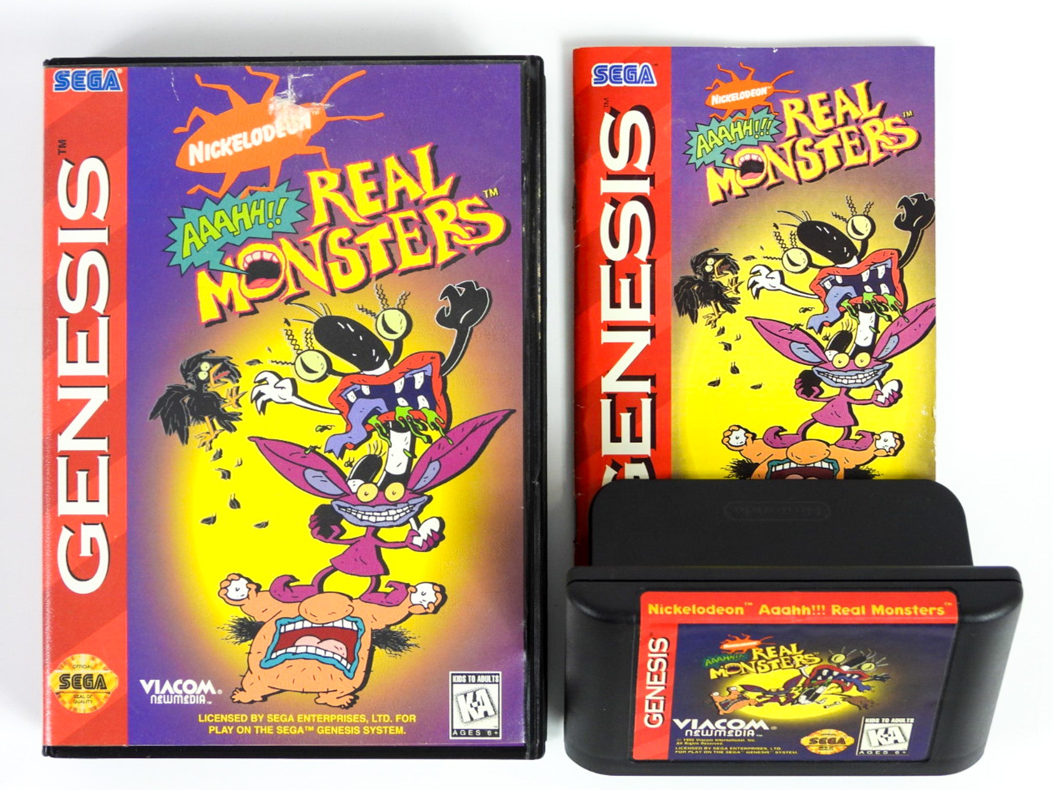 AAAHH Real Monsters (Sega Genesis) – Retro MTL