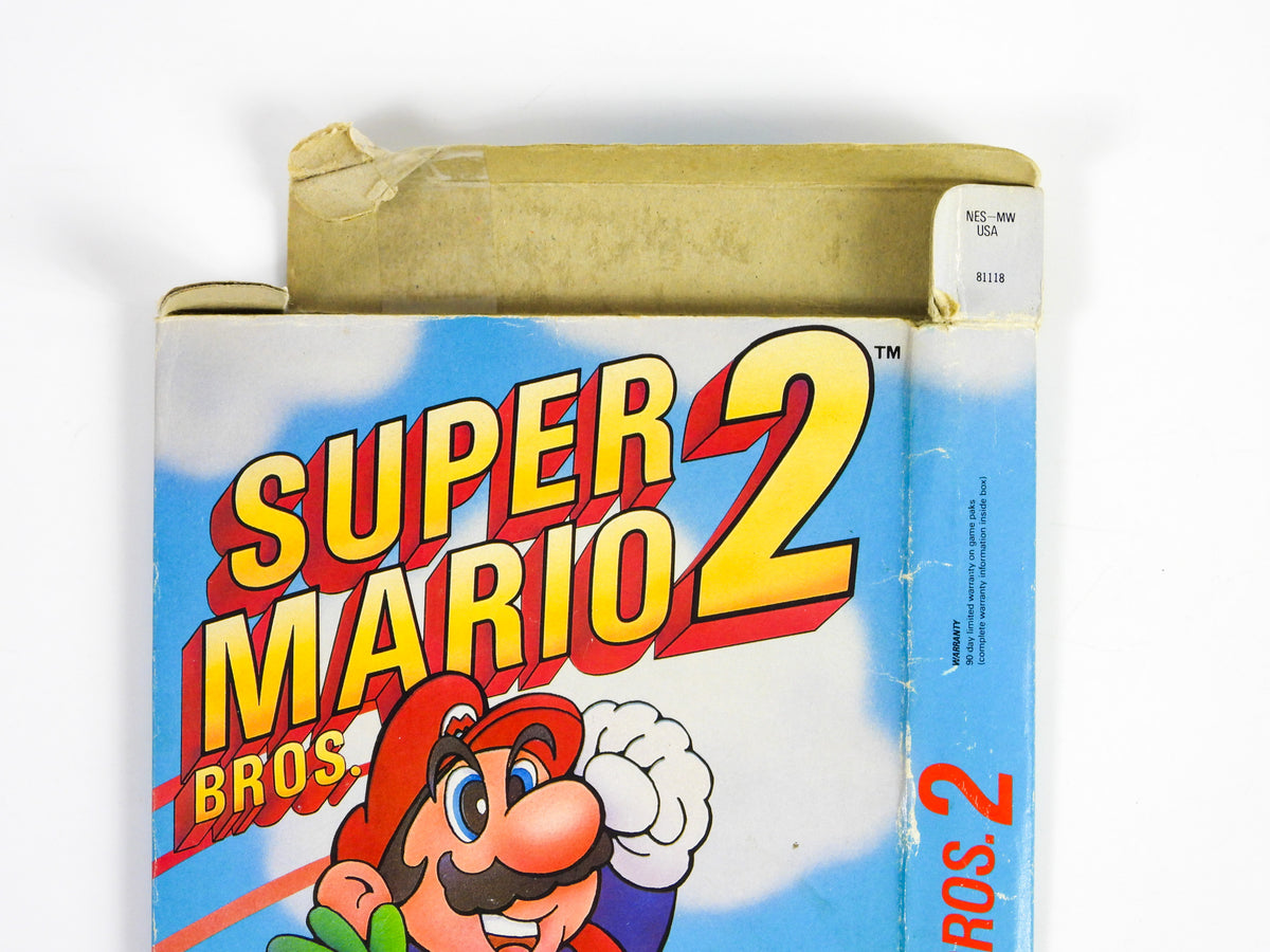 NES &ndash; Solo Copertina Scatola Per Super Mario Bros. 2 &ndash; Edizione 1988 &ndash; Per Collezionisti