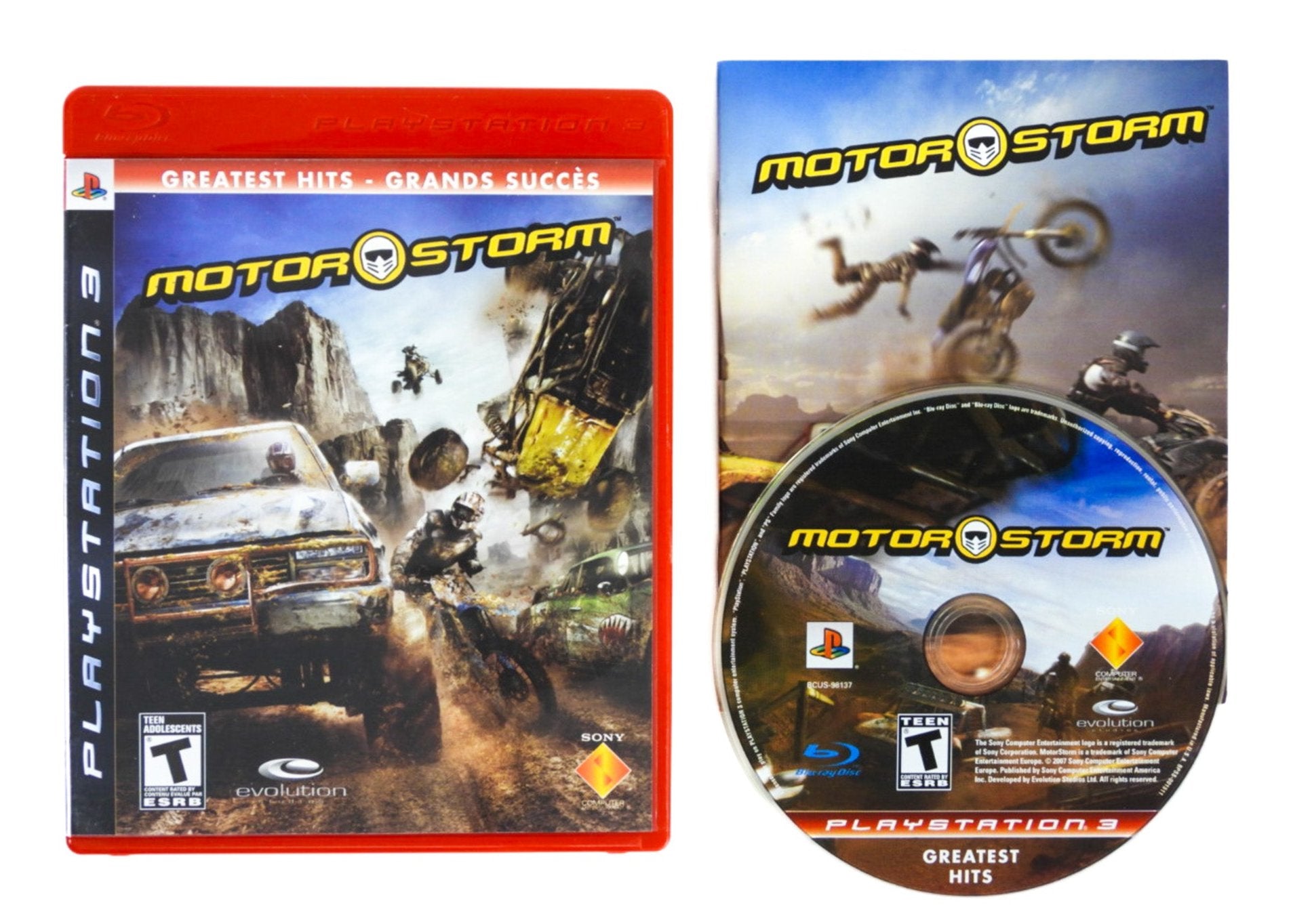 Jeu Motorstorm Pour PS3 - Version Française En Très Bon état !