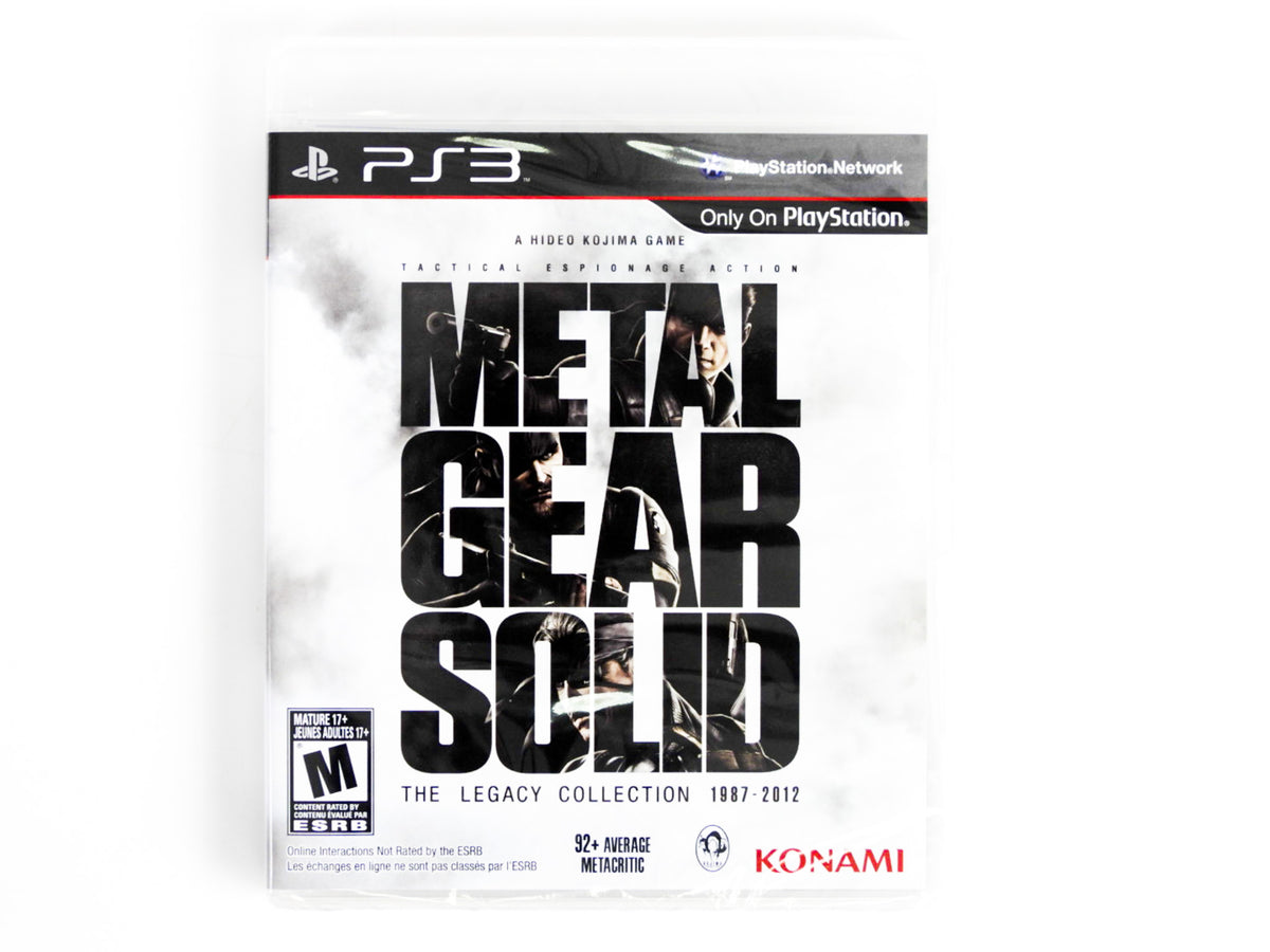 Metal Gear Solid: The Legacy Collection (Playstation 3 / PS3 