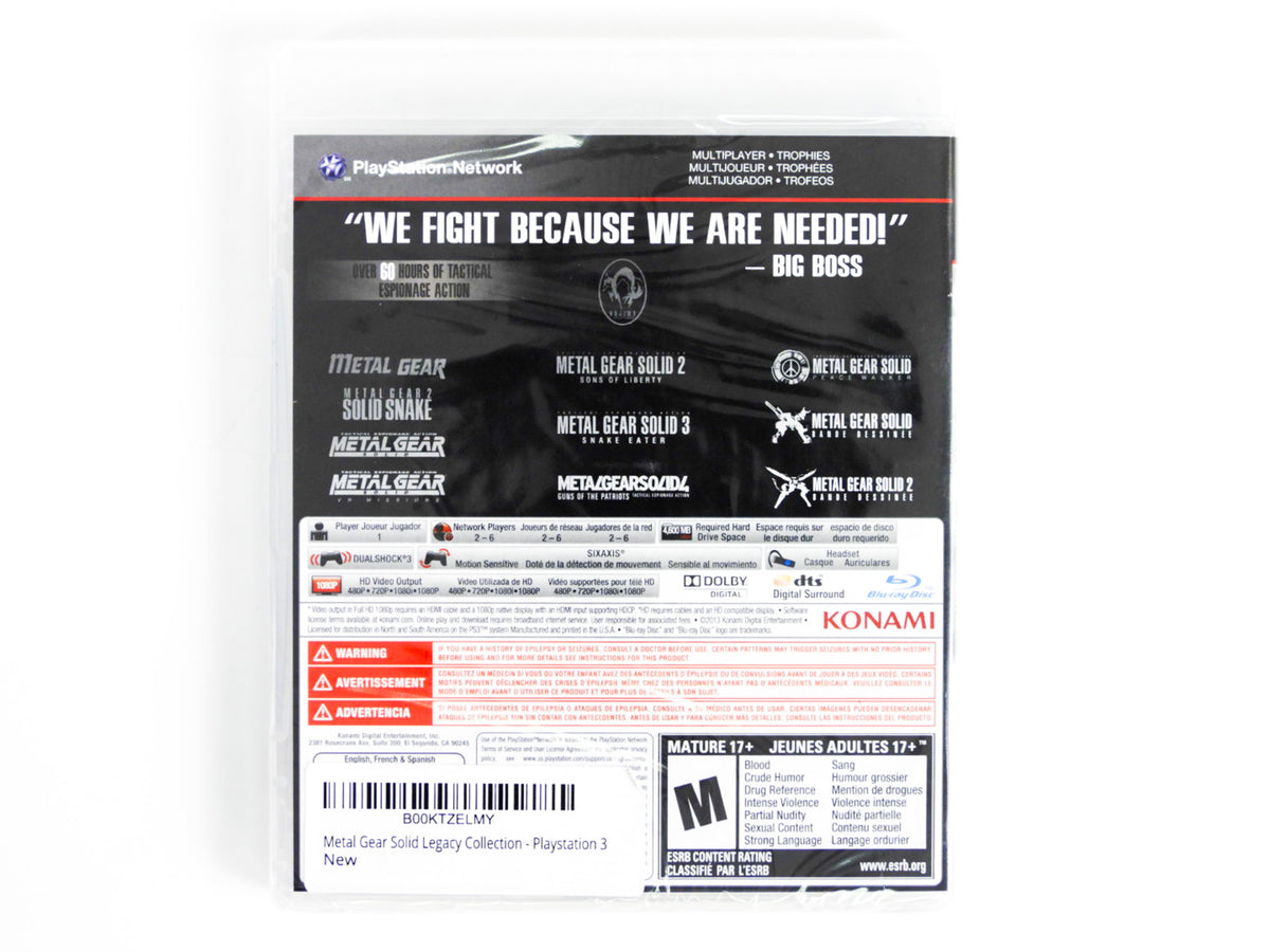 OnOFF★PS3 メタルギアソリッド レガシーコレクション Amazon | メタルギア ソリッド レガシーコレクション