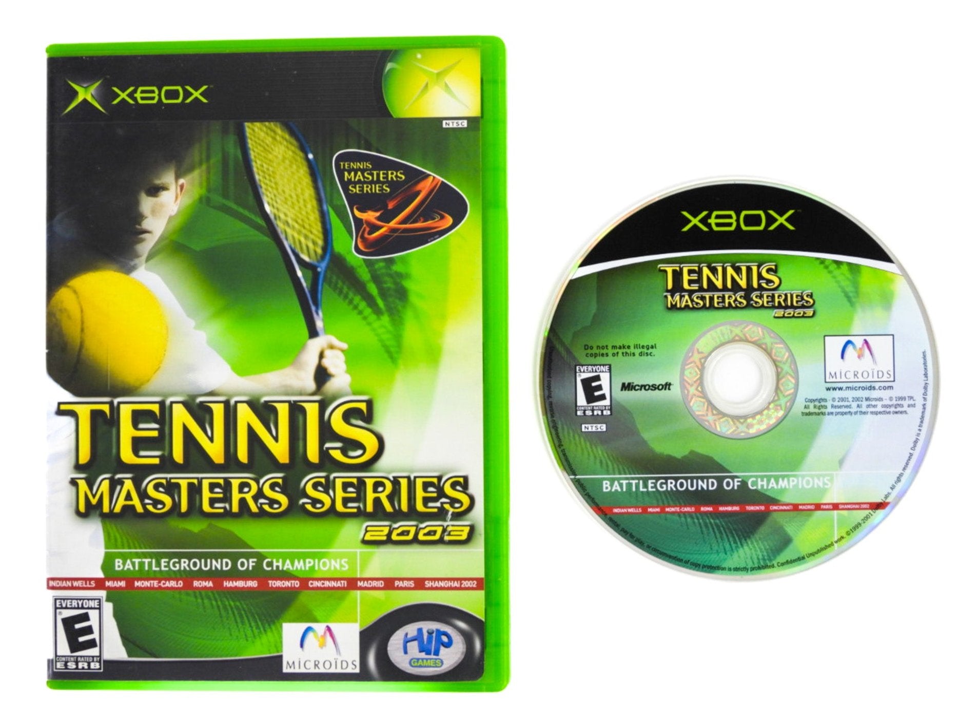 Jeu Tennis Masters Series 2003 Complet FR Pour Xbox - En Très Bon état, Prêt à Jouer !