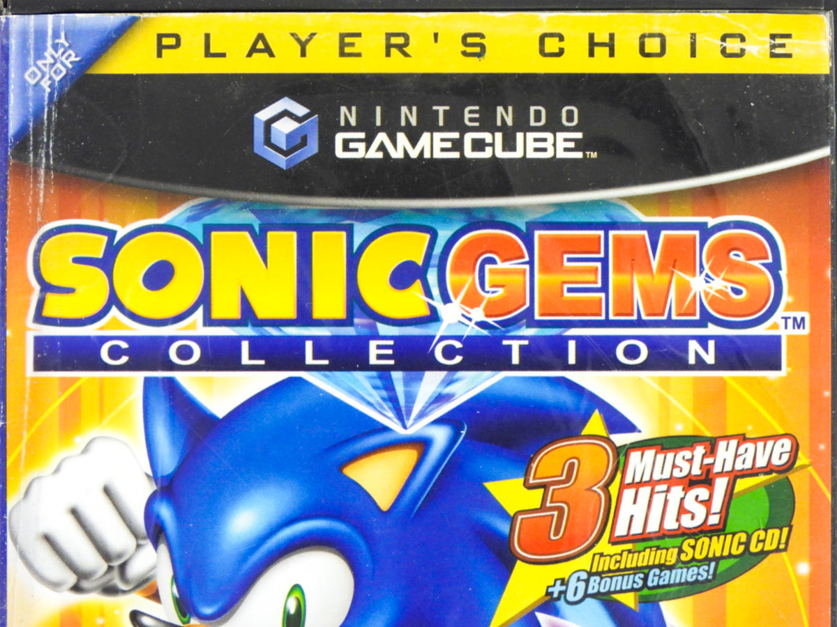 Sonic Gems Collection Player's orders Choice for Nintendo GameCube