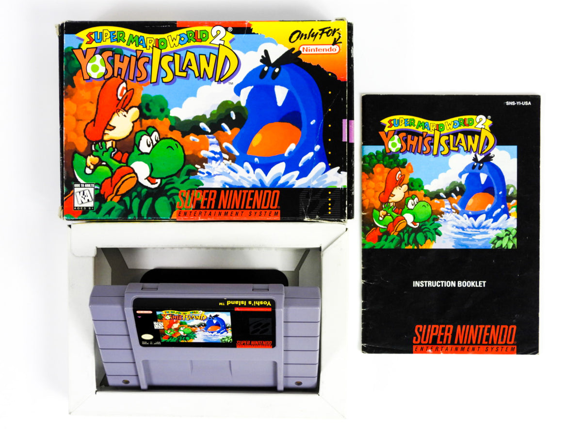 Super mario world 2 yoshi's hot sale island snes