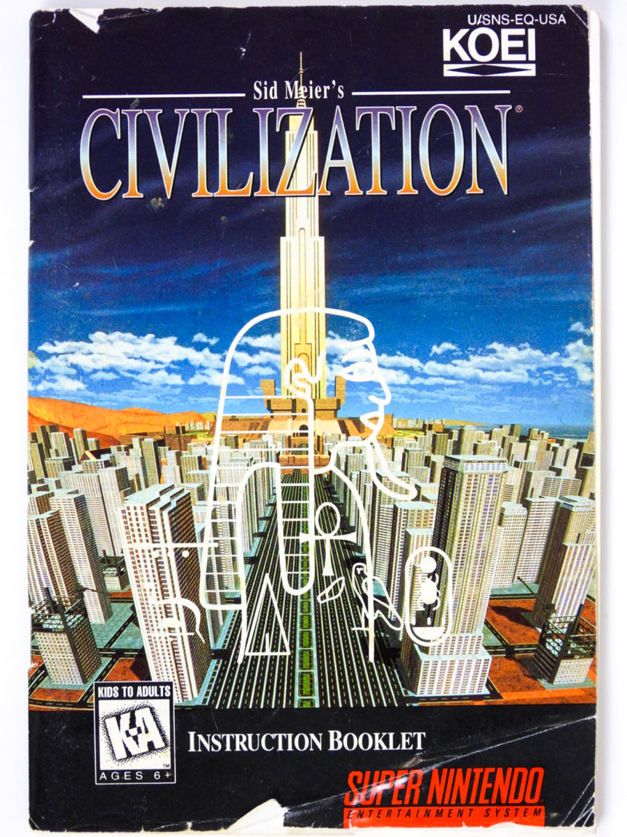 Sid Meier's Civilization (Super Nintendo / SNES) – RetroMTL
