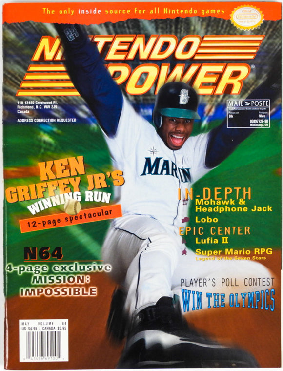 Ken Griffey Jr Winning Run [Volume 84] [Nintendo Power] (Magazines)