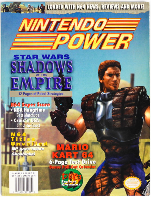 Shadow Of The Empire [Volume 92] [Nintendo Power] (Magazines)