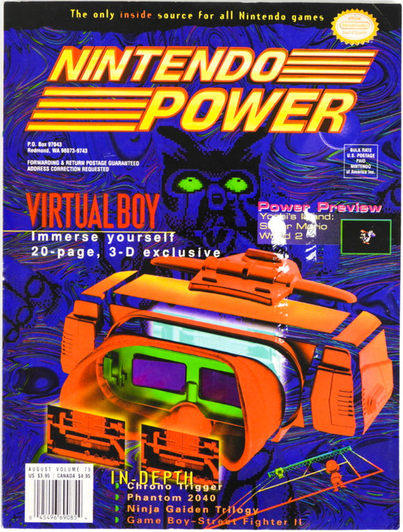Virtual Boy [Volume 75] [Nintendo Power] (Magazines)