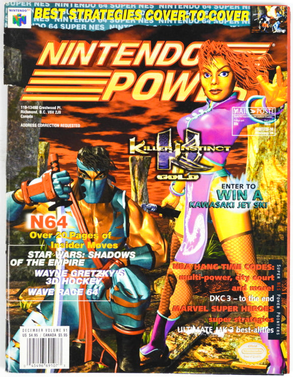 Killer Instinct Gold [Volume 91] [Nintendo Power] (Magazines)