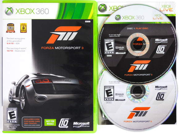 Forza Motorsport 3 [Not For Resale] (Xbox 360)