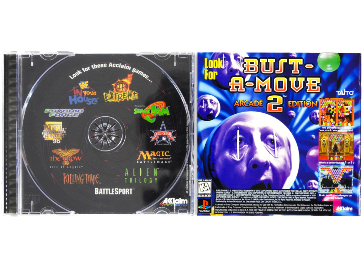 Jeu PC "Bubble Bobble - Rainbow Islands" (2005) - Version Française - Bon état Avec Boîte