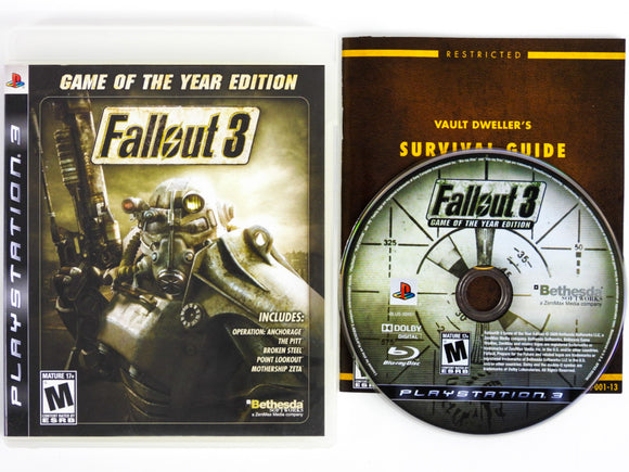 Fallout 3 [Game of the Year] (Playstation 3 / PS3)