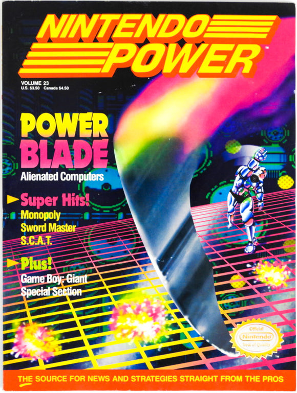 Power Blade [Volume 23] [Nintendo Power] (Magazines)