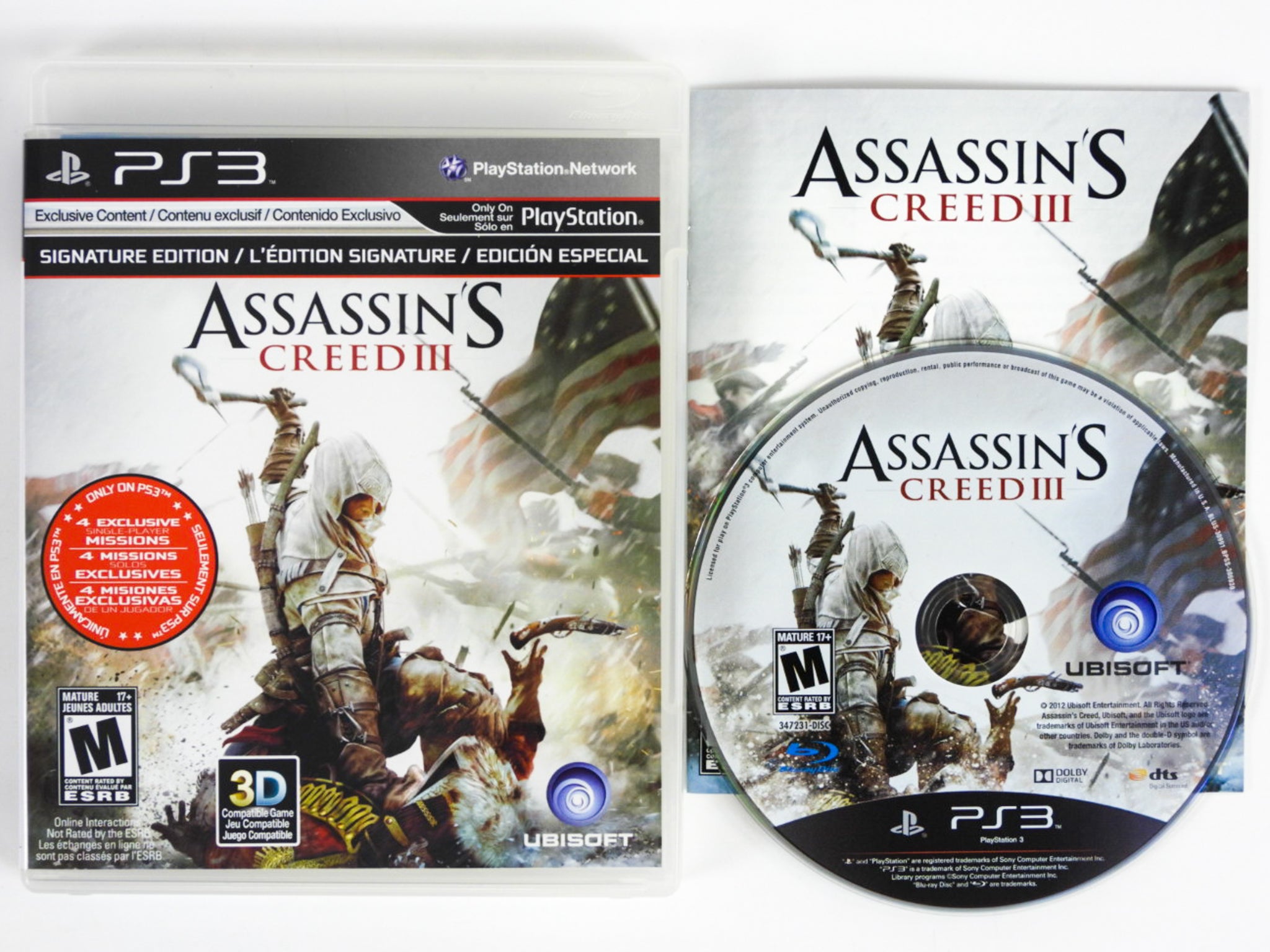 Assassin's creed 3 ps3 - Jeux vidéo Assassin's creed 3 ps3 - Jeux vidéo