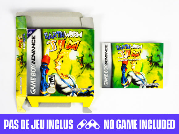Earthworm Jim [Box] (Game Boy Advance / GBA)