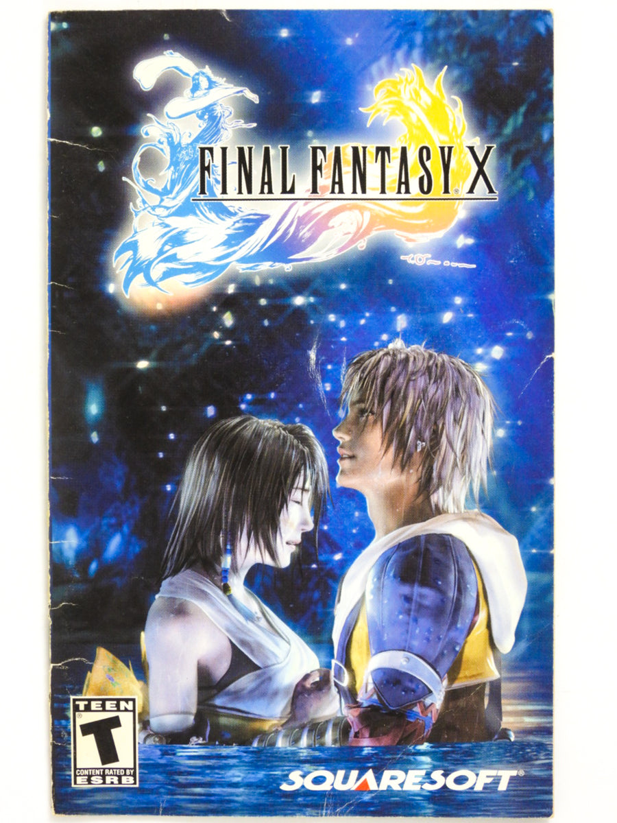 Jeu Final Fantasy X (10) Pour PlayStation 2 PS2 - Version PAL - Avec Notice - Bon état