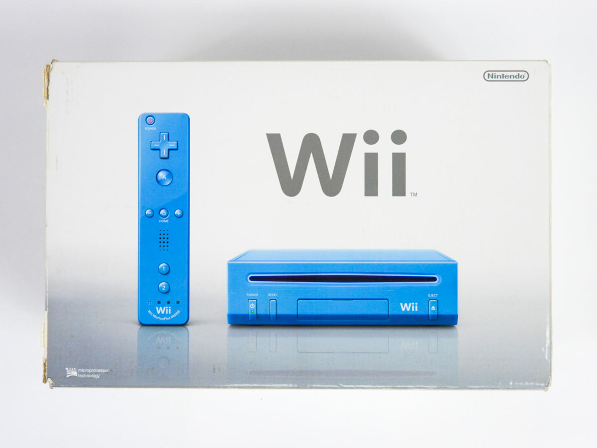 Blue Nintendo Wii System [RVL-101] (Nintendo Wii)