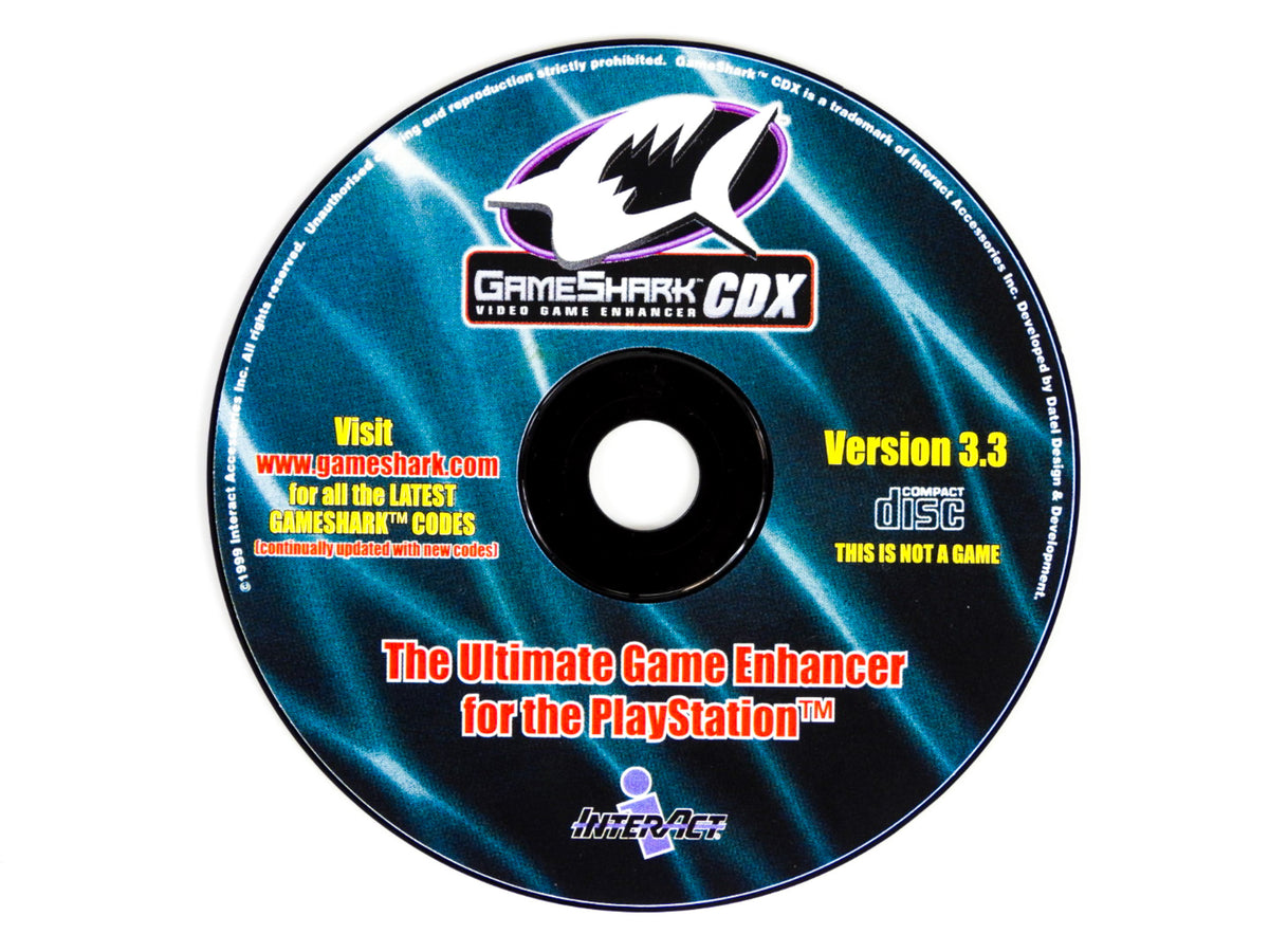Gameshark CDX v3.3 (Playstation / PS1) – RetroMTL