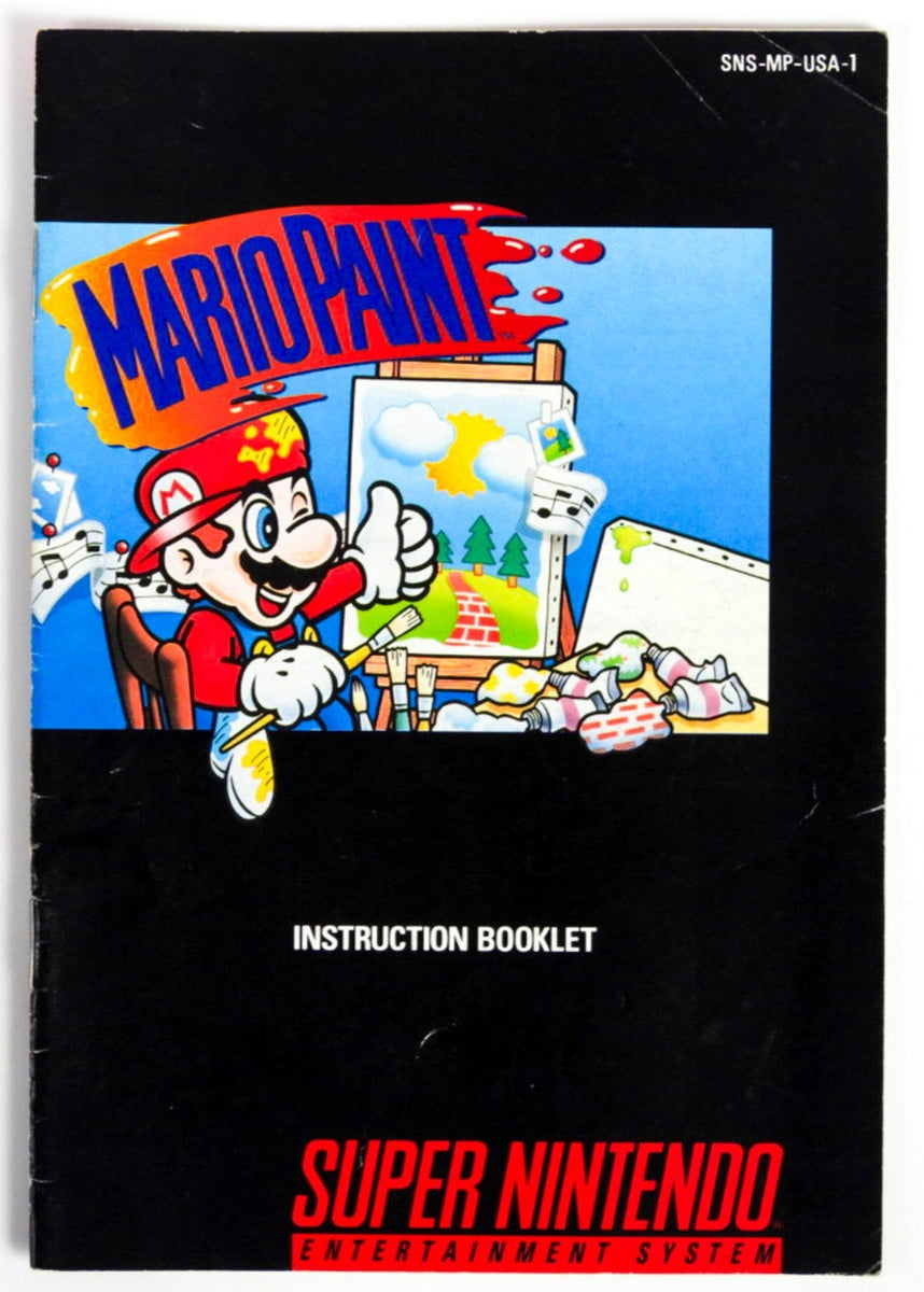 Mario Paint [Manual] (Super Nintendo / SNES) RetroMTL