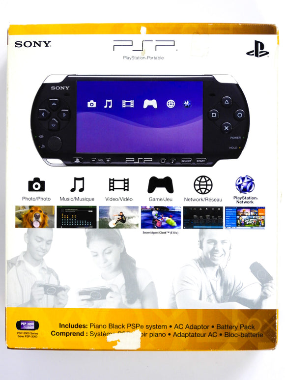 PlayStation Portable System [PSP-3000] Black (PSP)