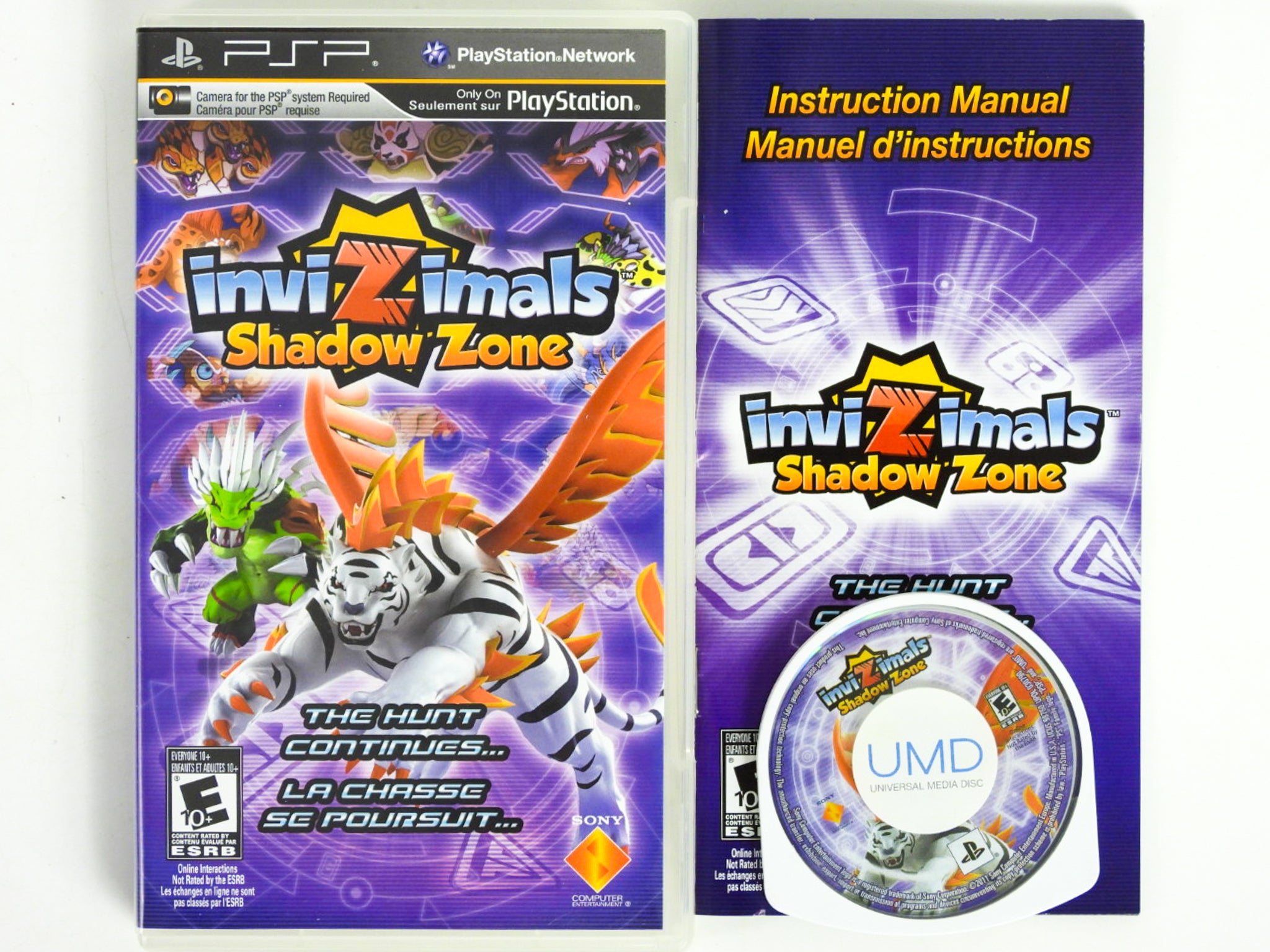Jeu Invizimals shadow zone PSP – Complet (Boîte + notice Jeu Invizimals shadow zone PSP – Complet (Boîte + notice
