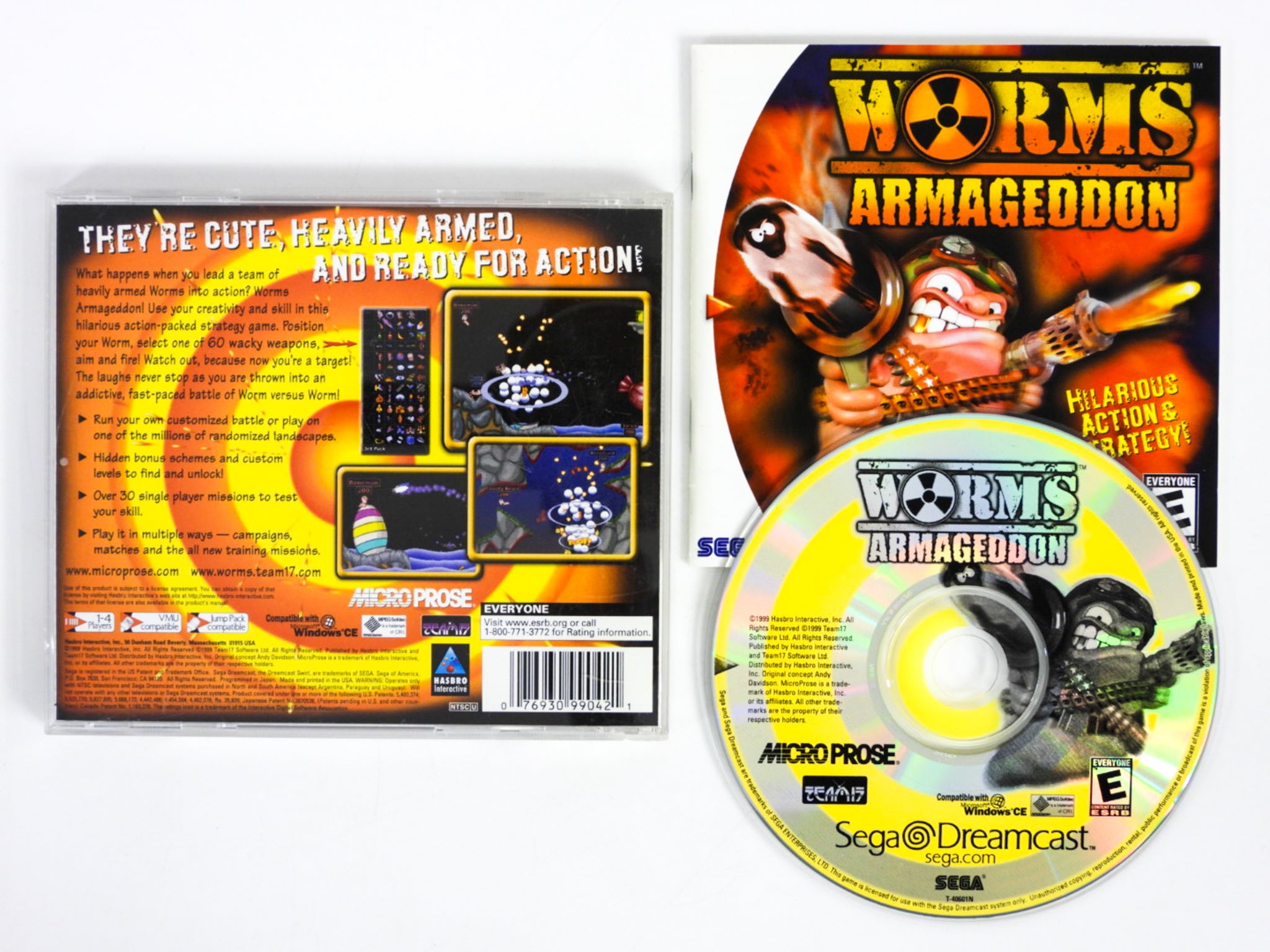 Worms Armageddon Sur Sega Dreamcast – Neuf Sous Blister