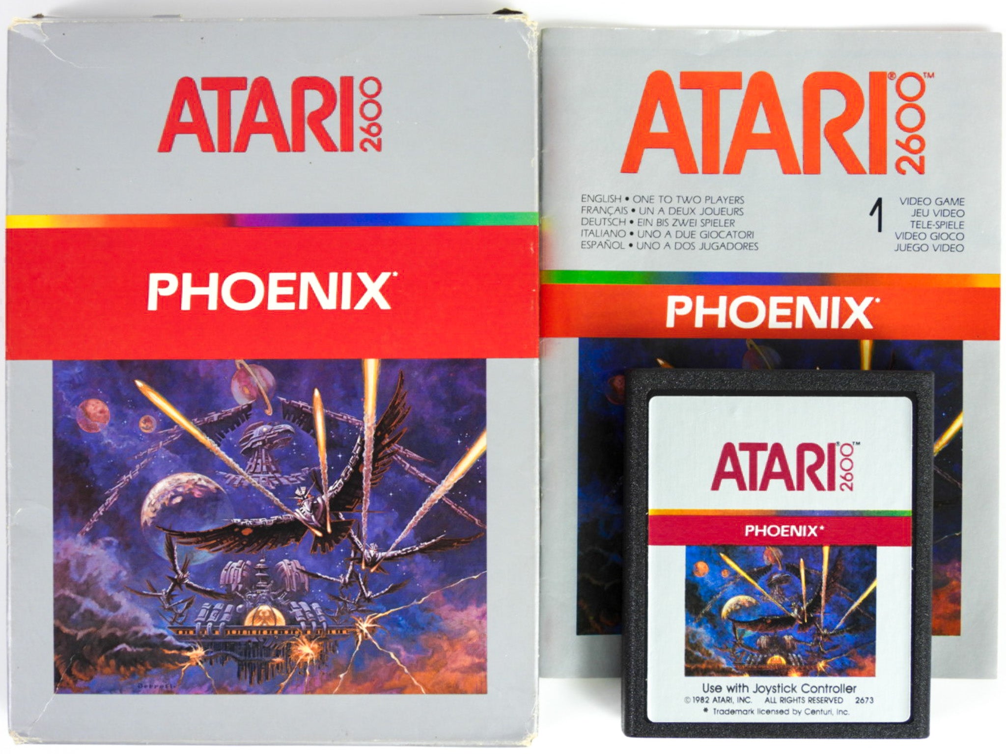 Phoenix atari 2600 en loose sans boite ni notice - Consoles Phoenix atari 2600 en loose sans boite ni notice - Consoles