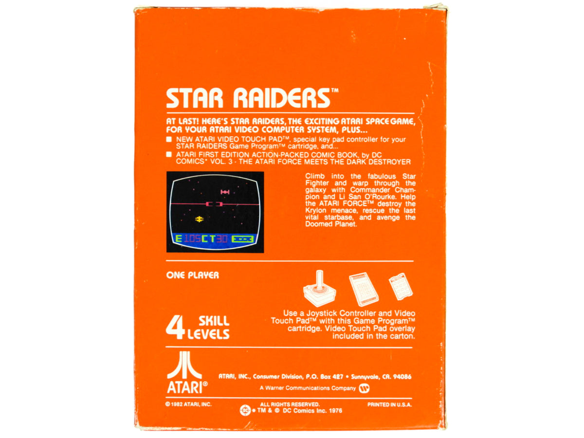 Star Raiders Video Touch Pad [Picture Label] (Atari 2600) – RetroMTL