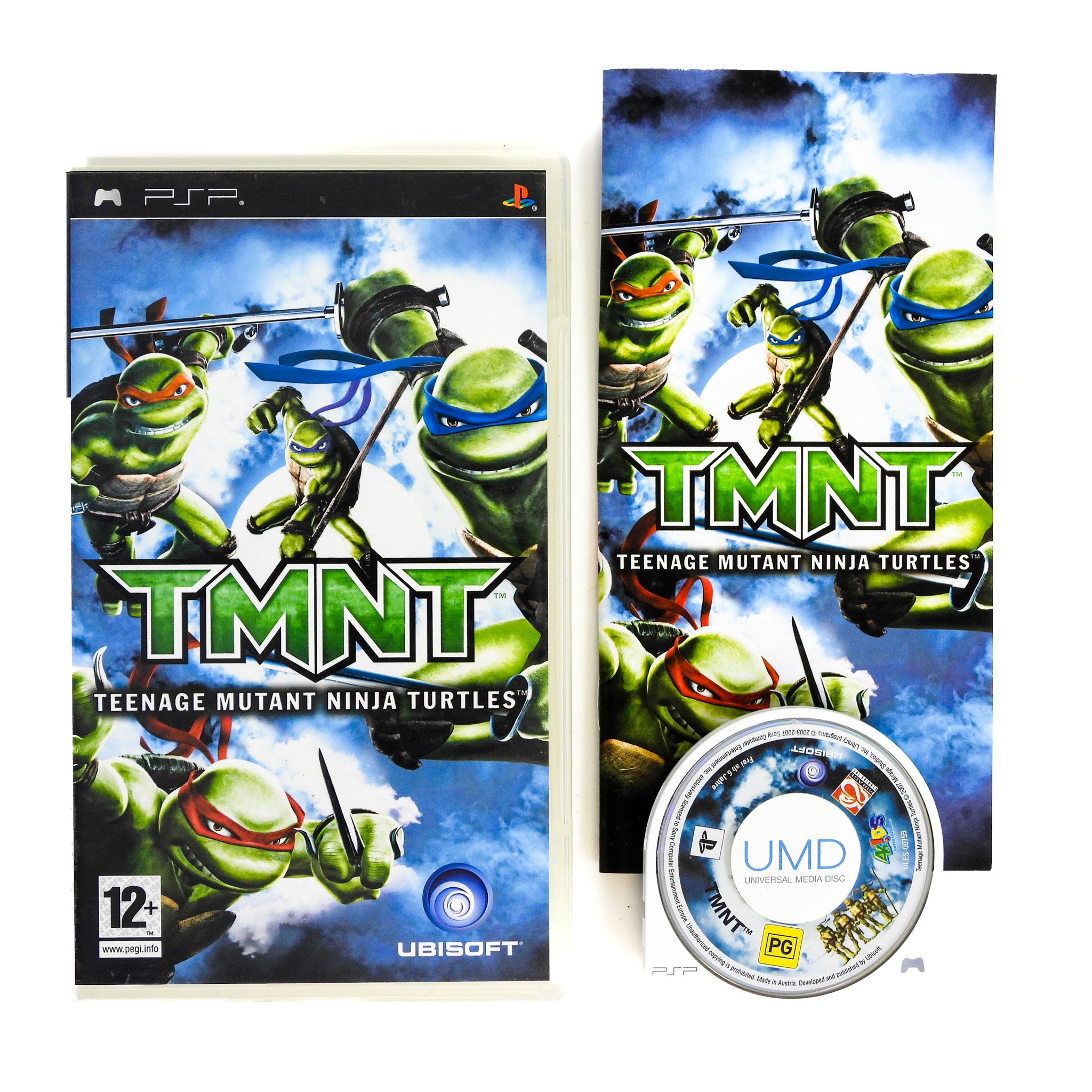 TMNT Teenage Mutant Ninja Turtles PAL PlayStation Portable PSP tmnt-teenage-mutant-ninja-turtles-pal-playstation-portable-psp