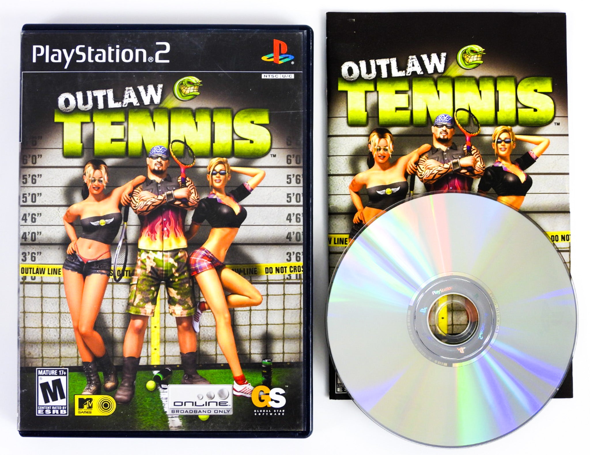 Outlaw Tennis (PlayStation 2 / PS2) - Retro MTL