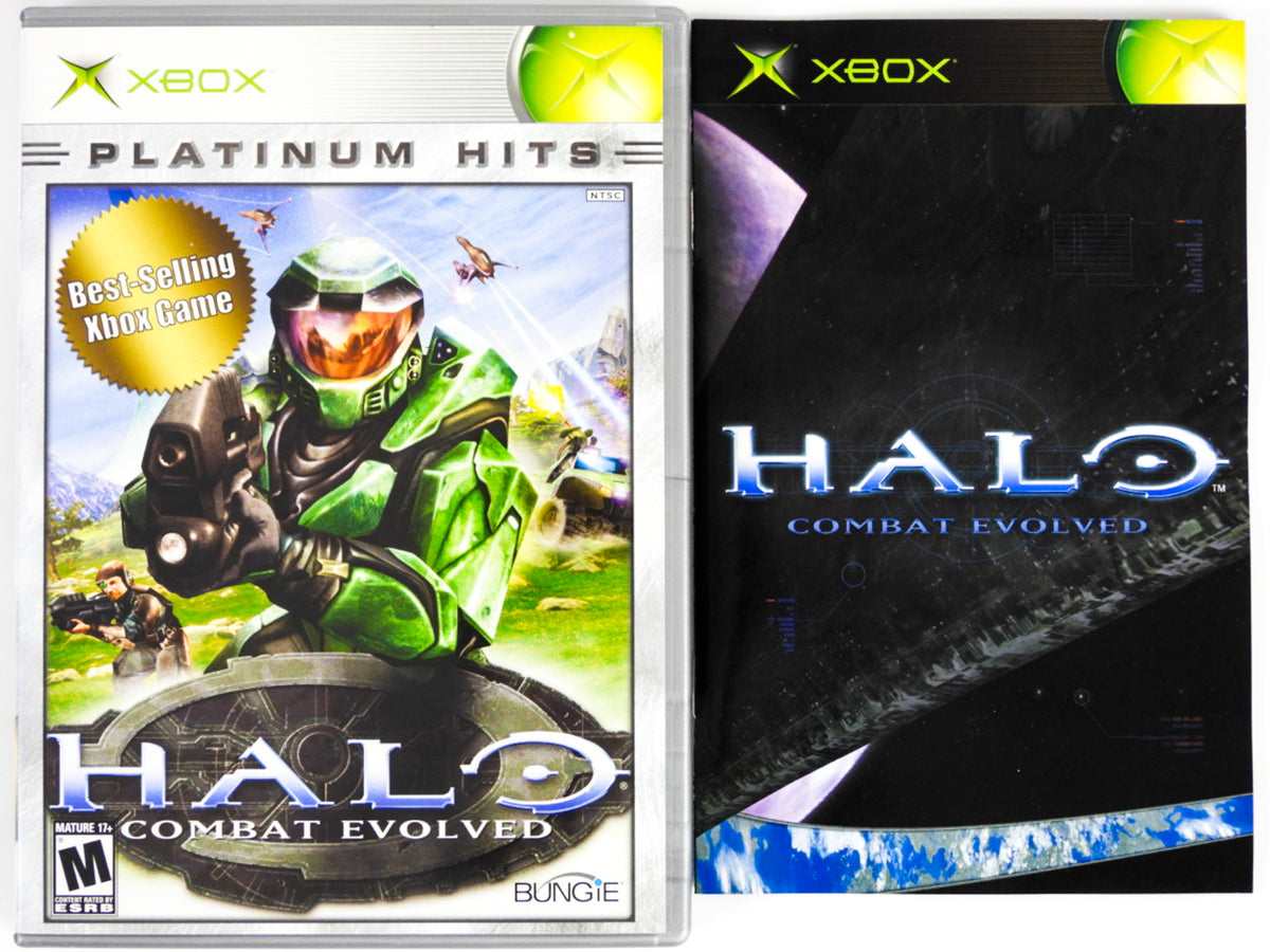 Jeu Xbox Halo Combat Evolved - Édition Platinum Hits - Complet - Bon État