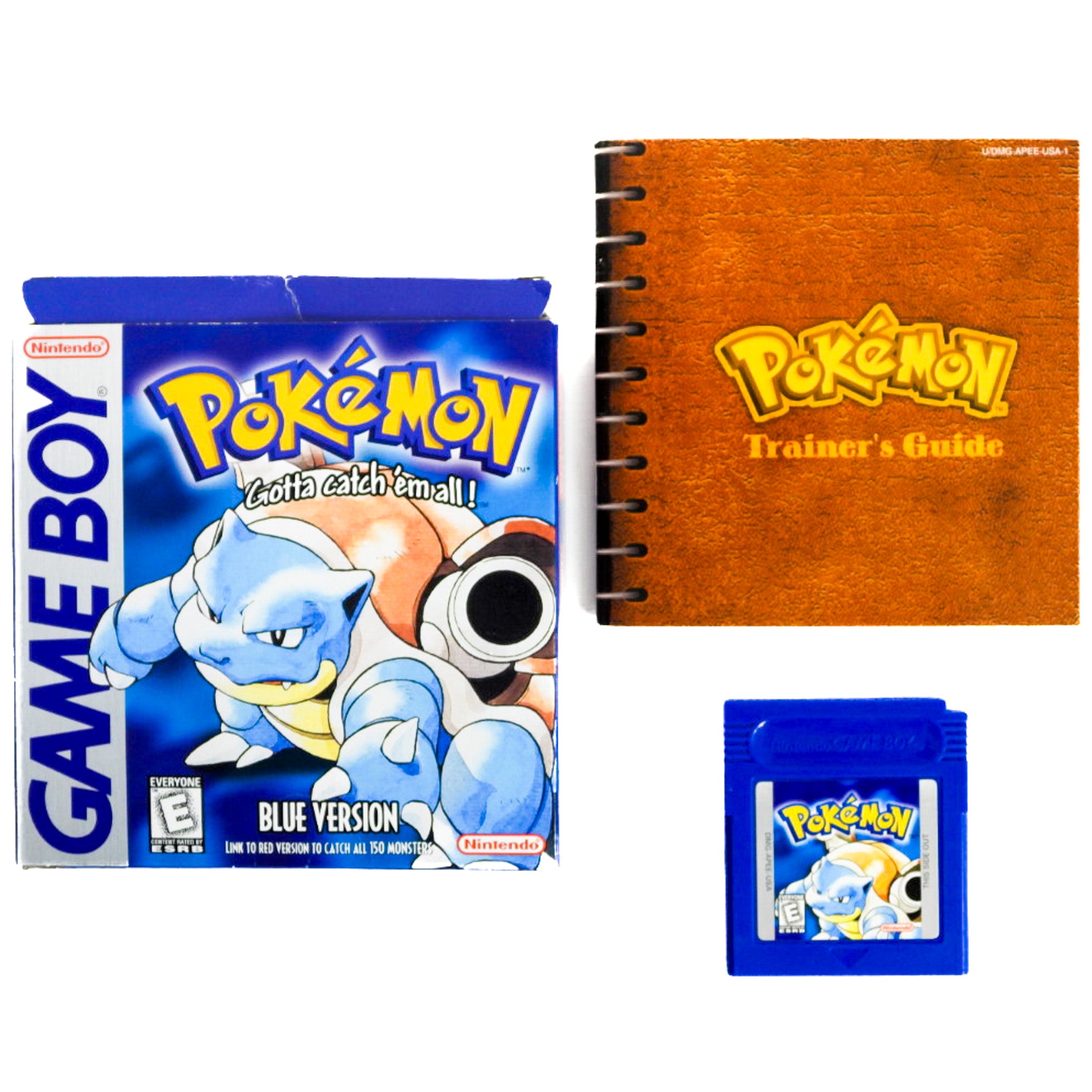 Pokémon Version Bleue Sur Game Boy - Cartouche PAL - Bon état - Nintendo