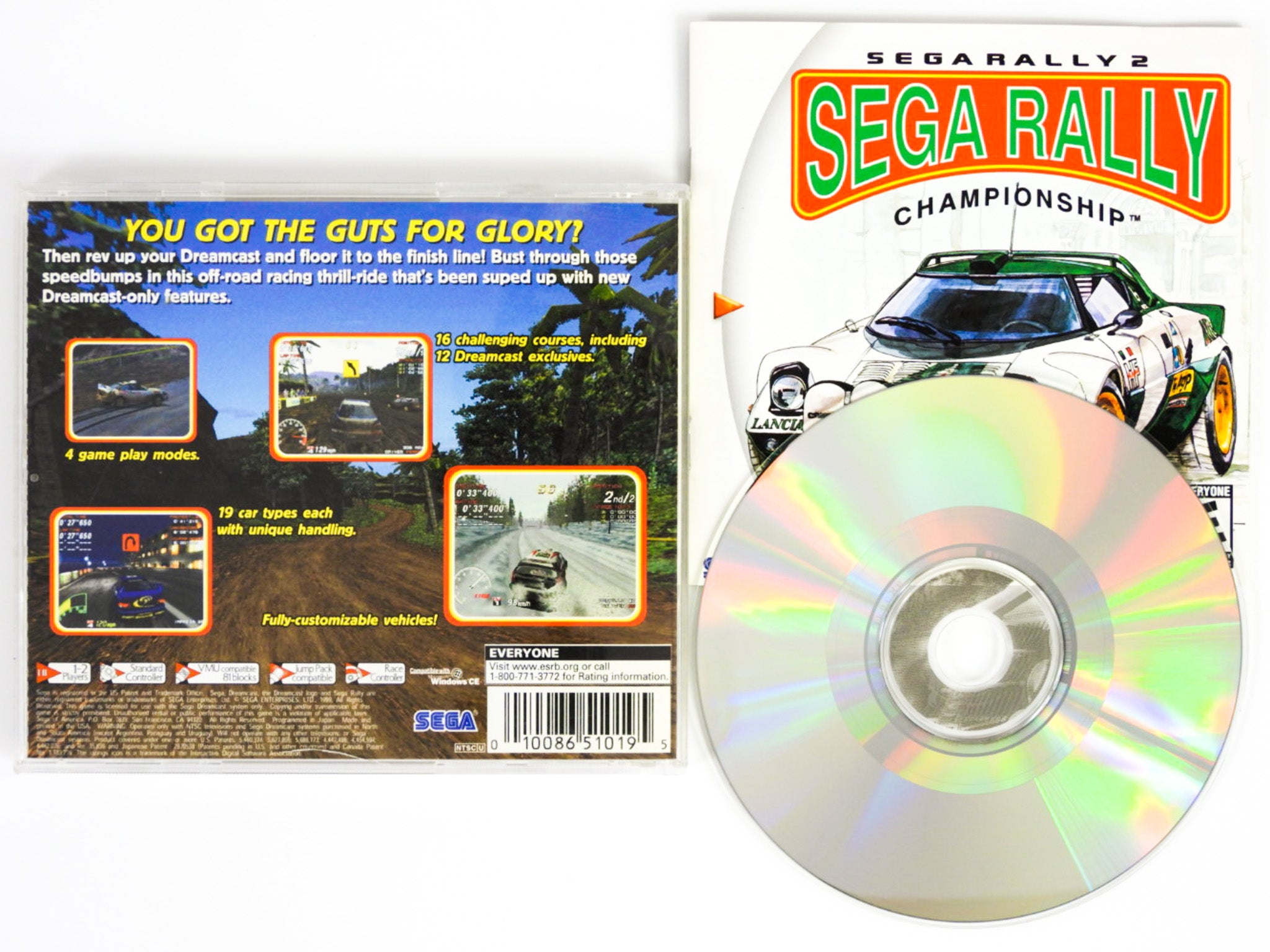 JAQUETTE ARRIÈRE OFFICIELLE Jeu Sega Dreamcast V-Rally 2 expert edition JAQUETTE ARRIÈRE OFFICIELLE Jeu Sega Dreamcast V-Rally 2 expert edition