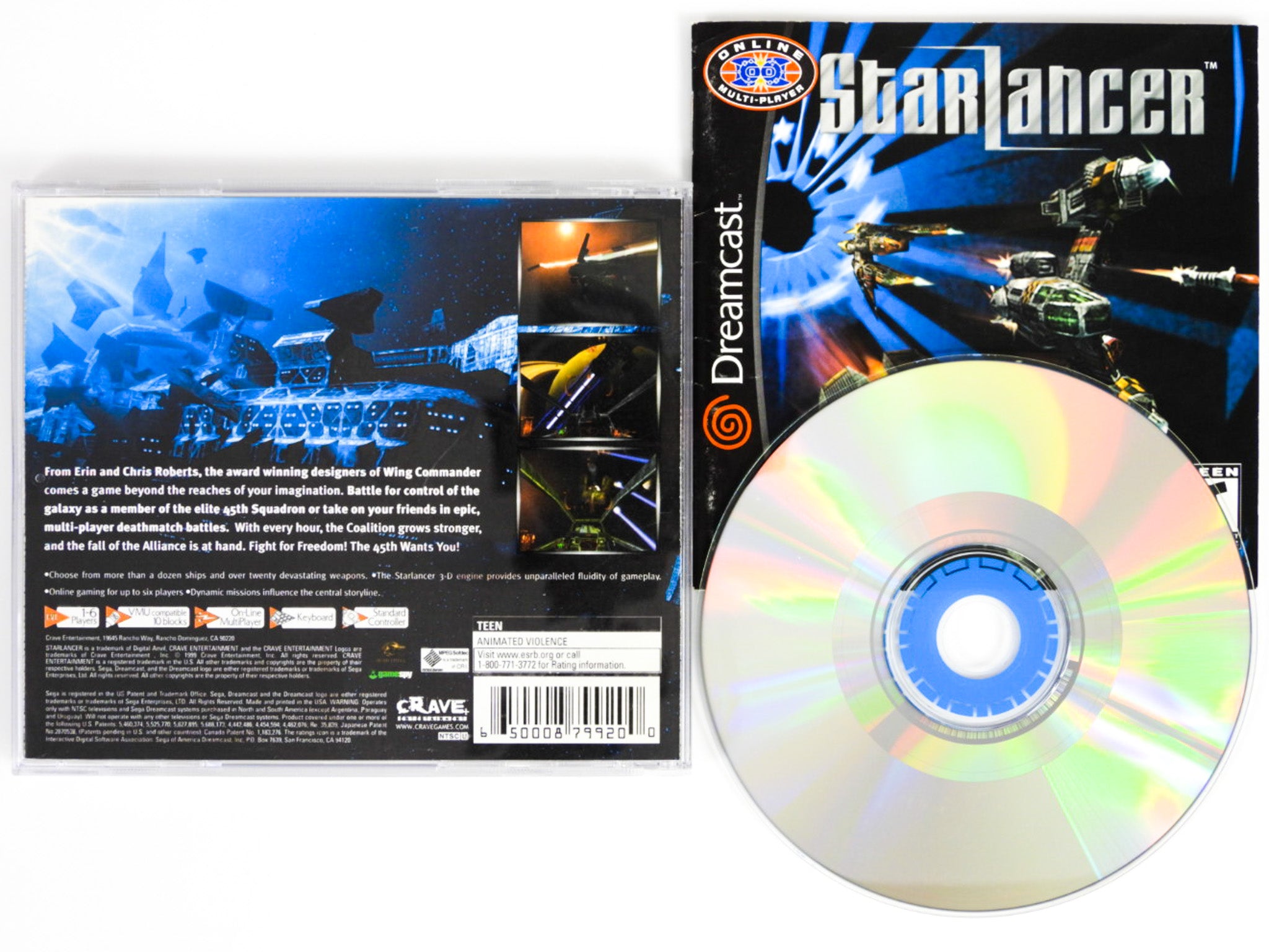 Starlancer Sur Sega Dreamcast – PAL – Manuel Inclus – Bon état