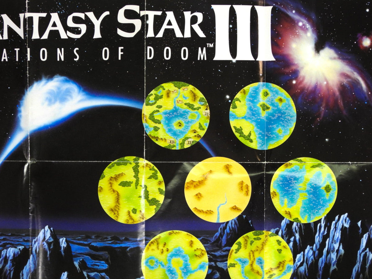 Phantasy Star III Generations Of Doom [Poster] (Sega Genesis) – RetroMTL