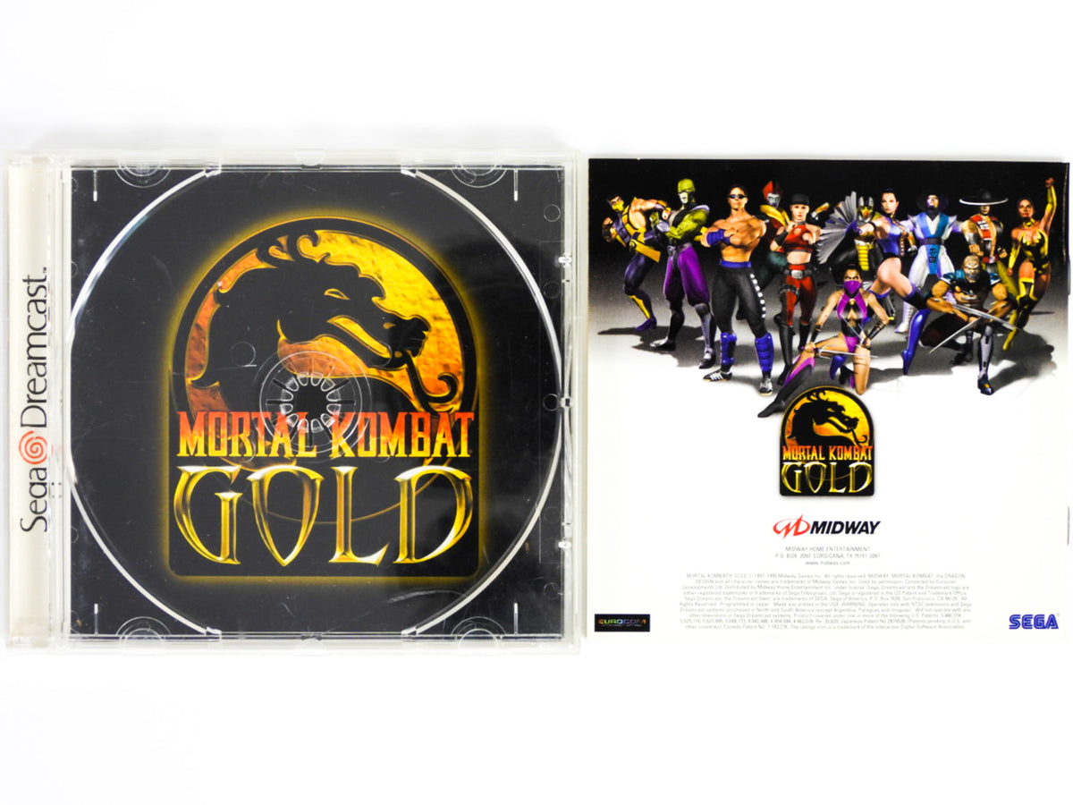 玄関先迄納品 MORTAL 北米版Dreamcast GOLD KOMBAT 家庭用ゲームソフト