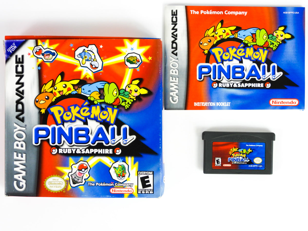 Pokemon Pinball Ruby hotsell and Sapphire for Nintendo Gameboy Advance