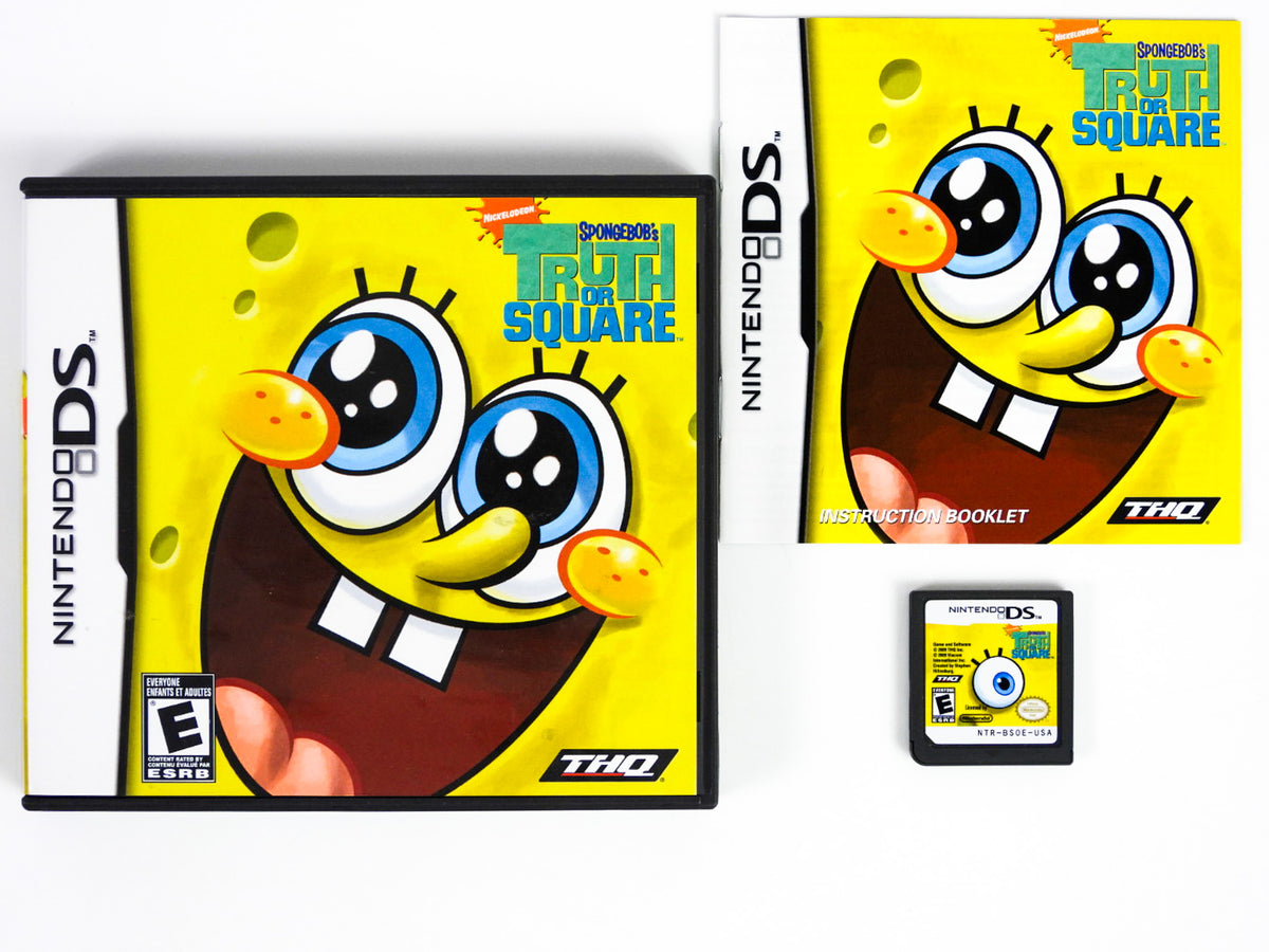 Spongebobs Truth Or Square Nintendo Ds Retromtl 4268