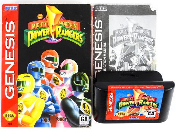 Mighty Morphin Power Rangers [Cardboard Box] (Sega Genesis)