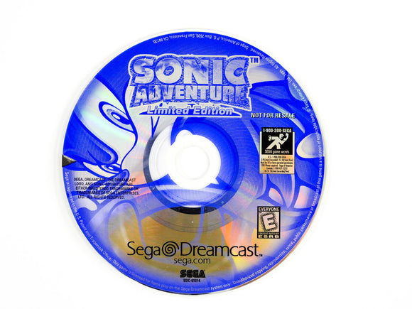 Sonic Adventure [Limited Edition] [Not For Resale] (Sega Dreamcast)