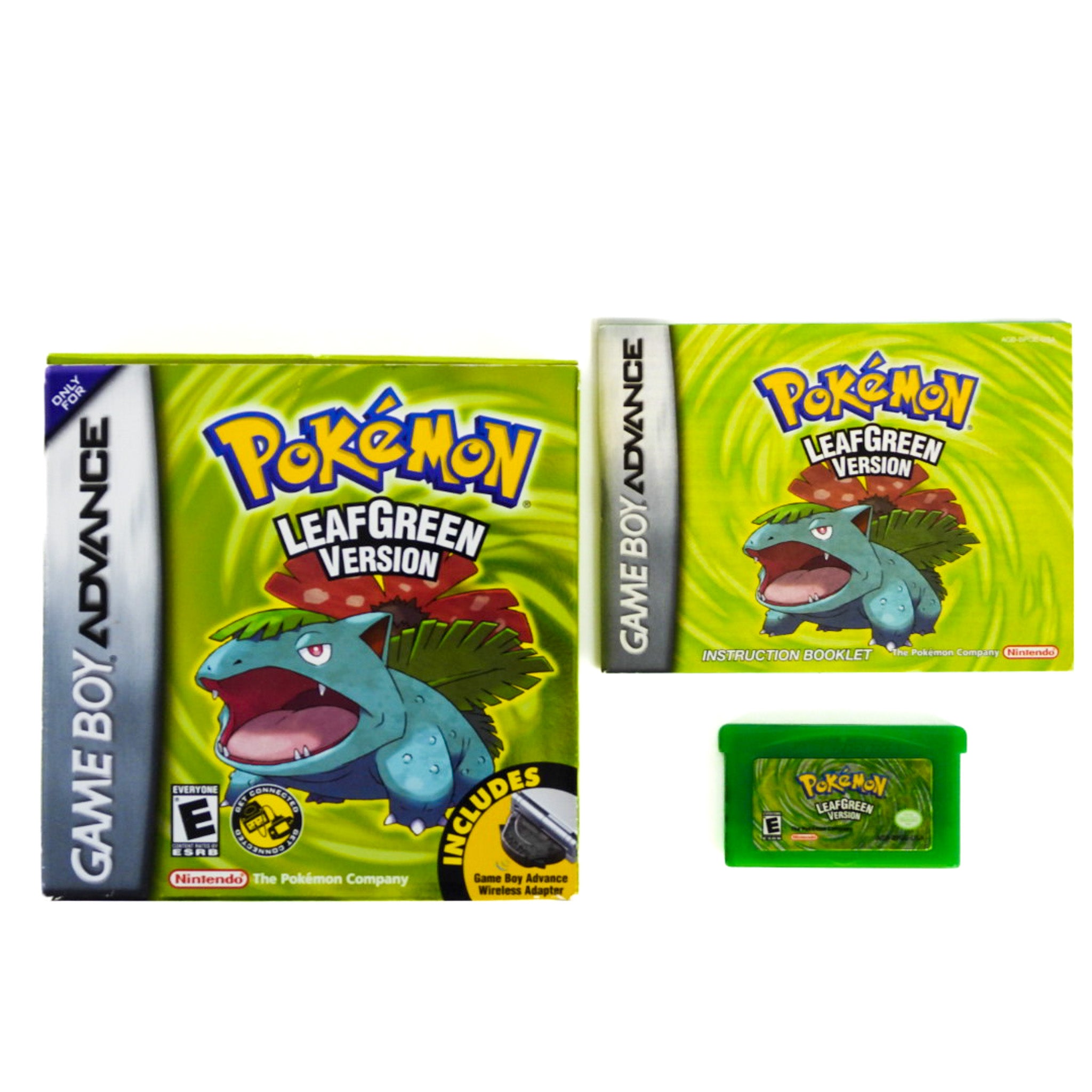 Pokemon LeafGreen Version (Game Boy Advance / GBA) – Retro MTL