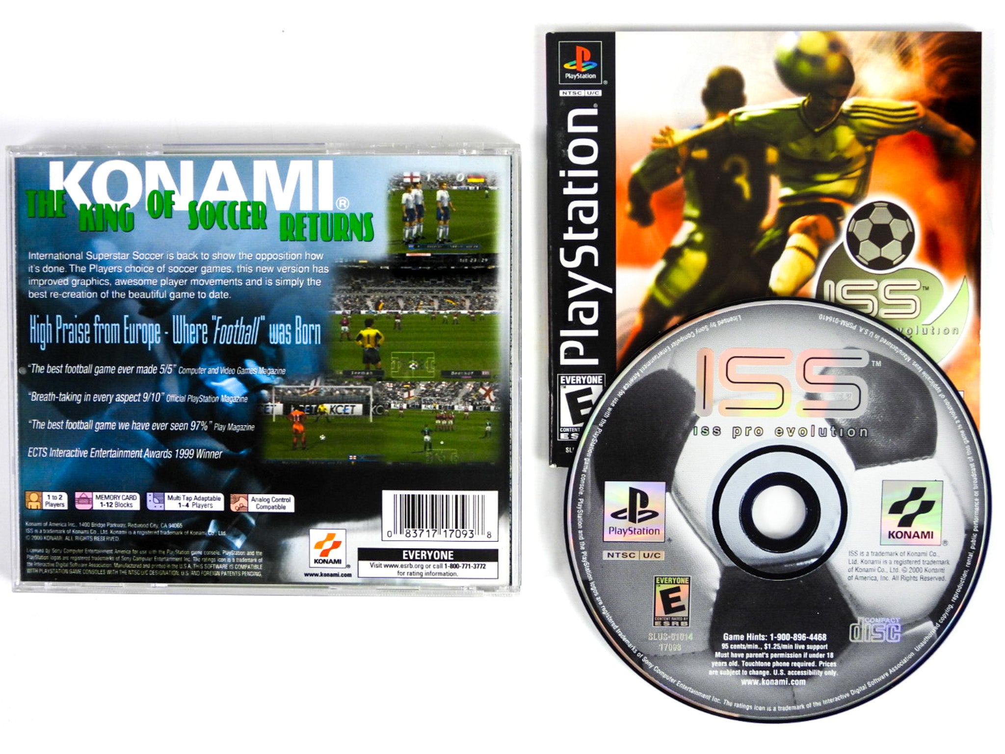 ISS evolution Option File - Jeu Vidéo (PlayStation® 1) ou (PlayStation® 2) - Jeux vidéo ISS evolution Option File - Jeu Vidéo (PlayStation® 1) ou (PlayStation® 2) - Jeux vidéo