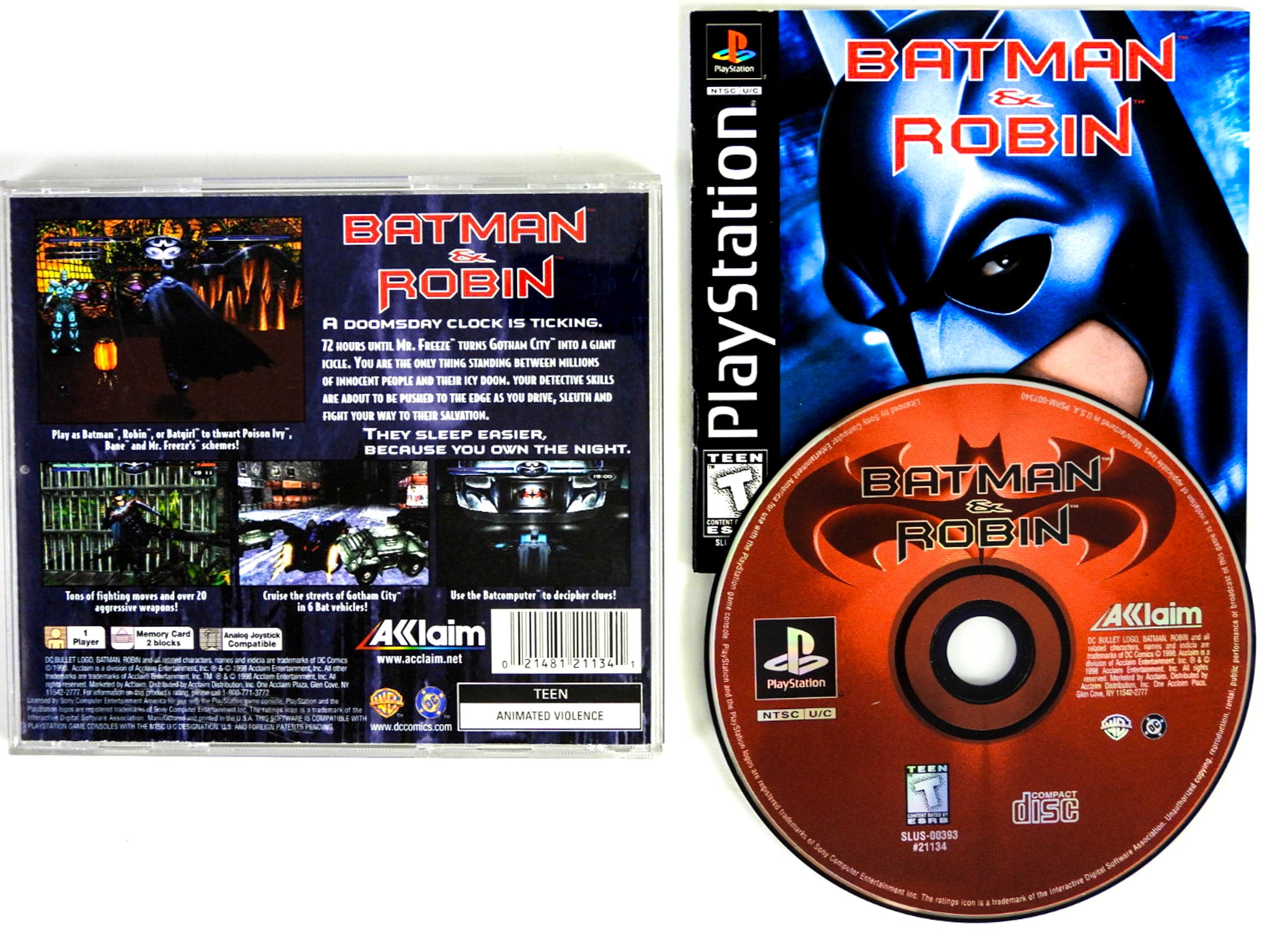 Batman Et Robin Ps1 pas cher - Meilleures ofes sur le neuf