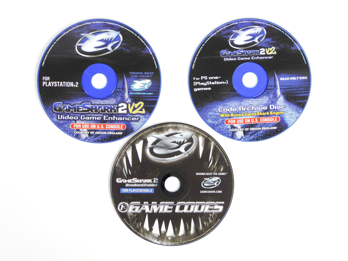 GameShark Game Codes for PlayStation 2 Broadband Enabled