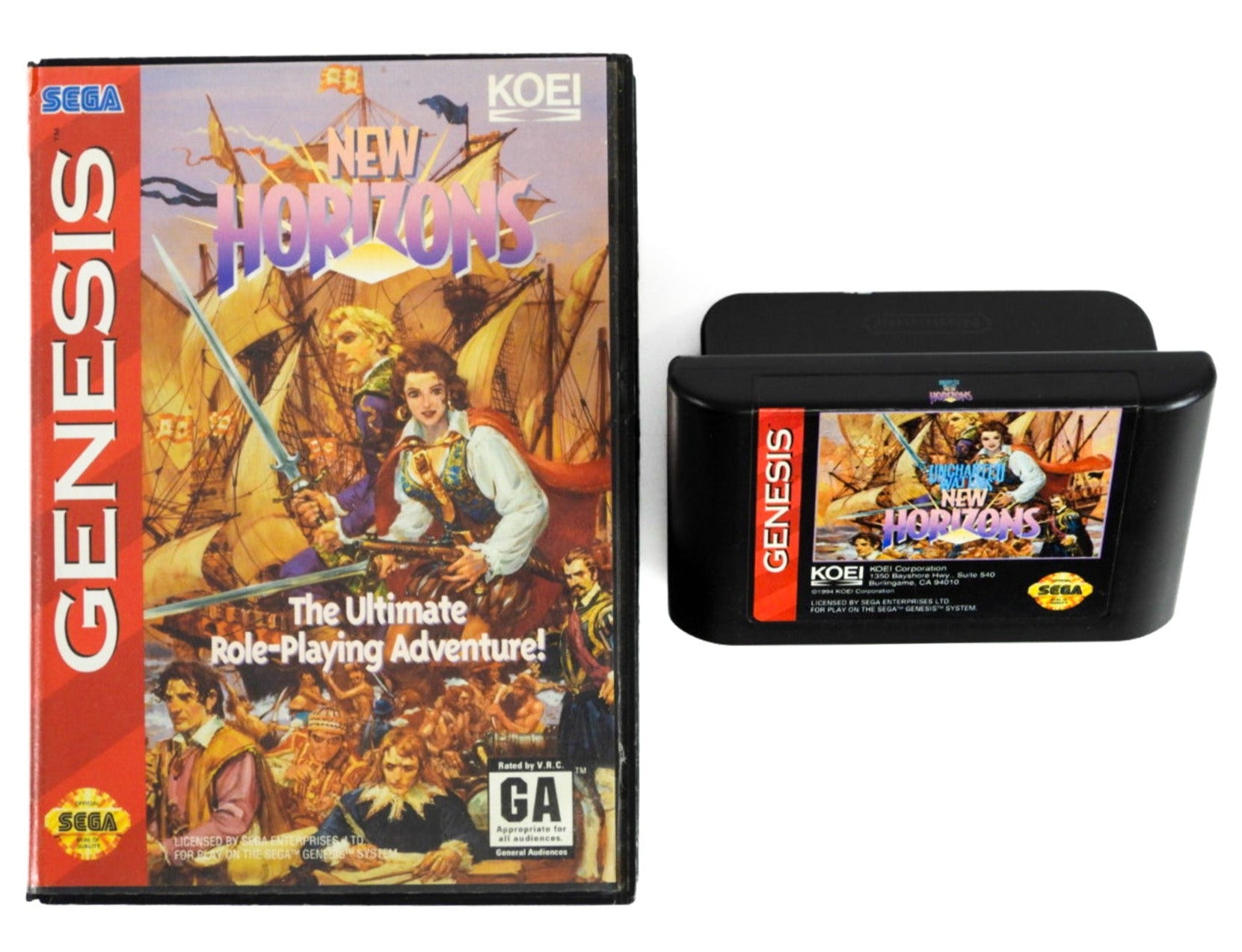 Uncharted Waters New Horizons (Sega Genesis) – Retro MTL