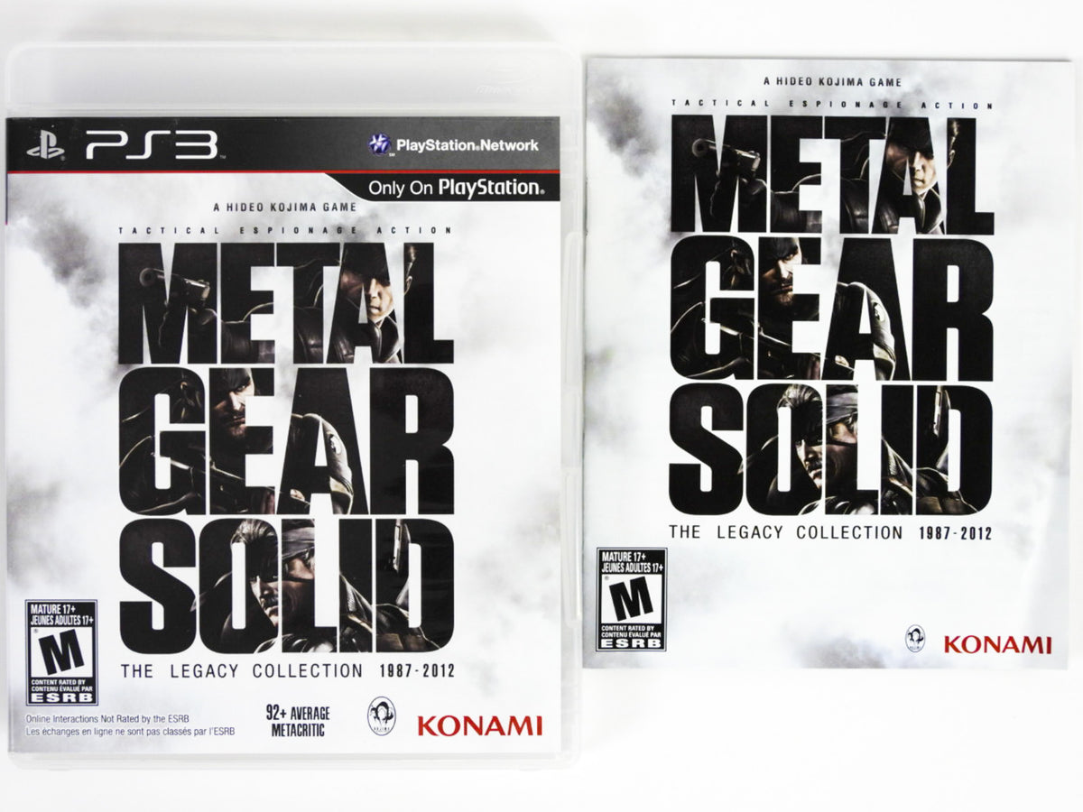 Metal Gear Solid: The Legacy Collection (Playstation 3 / PS3 