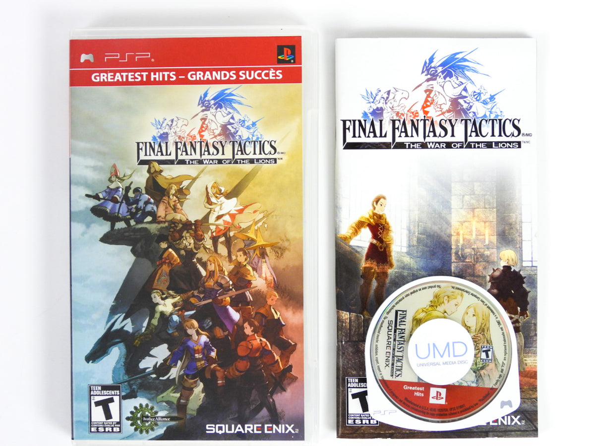 Final Fantasy Tactics War of the Lions [Greatest Hits] (Playstation  Portable / PSP)