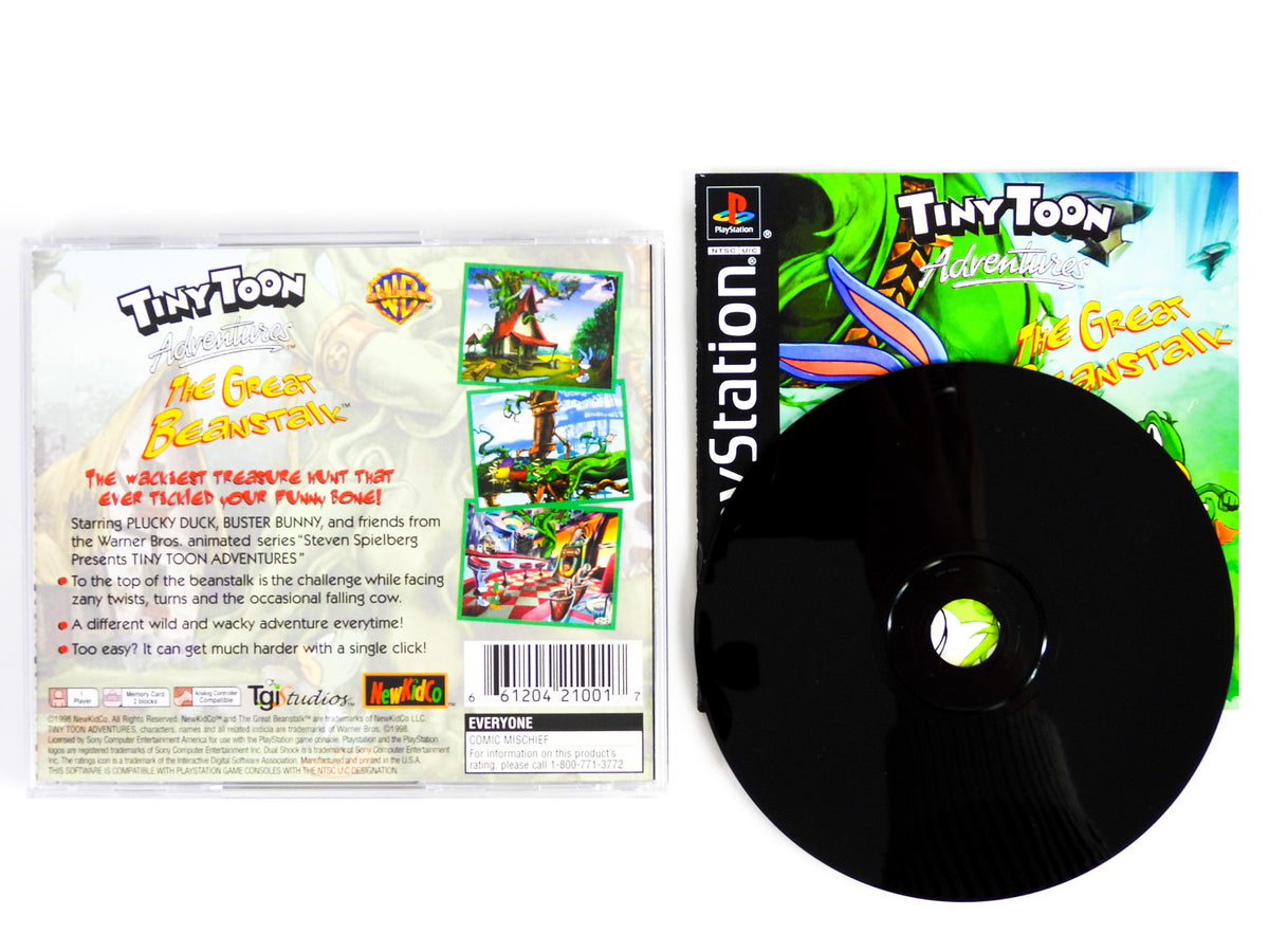 Jeu PS1 Tiny Toon : Buster And The Beanstrack (version Loose) - état Correct, Compatible PlayStation