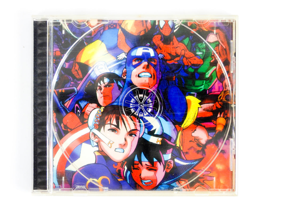 Jeu PS1 Marvel Super Heroes Vs Street Fighter EX Edition - Version Japonaise, Bon état, 1999