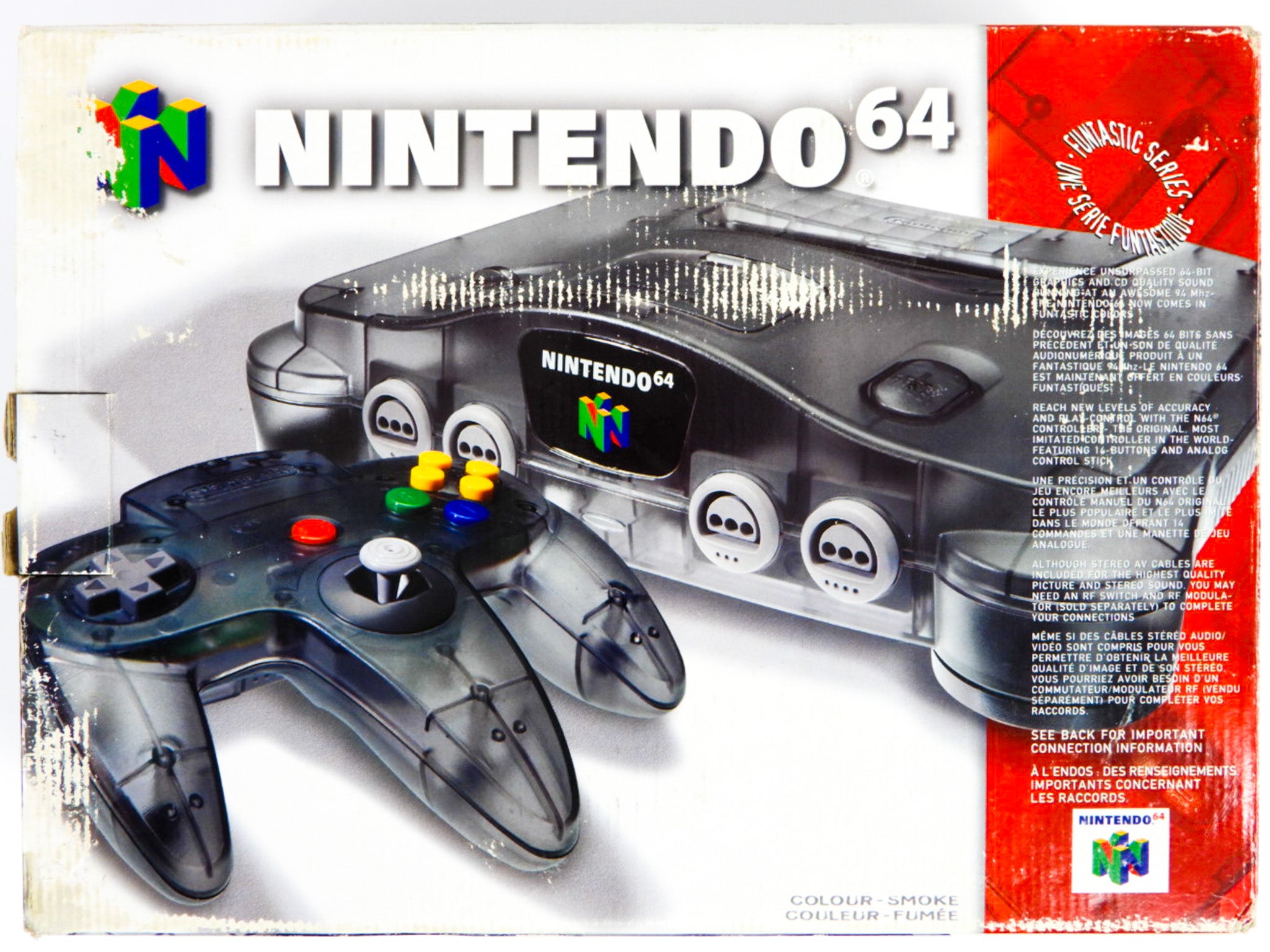 Nintendo 64 System Funtastic Smoke Black (N64) – Retro MTL